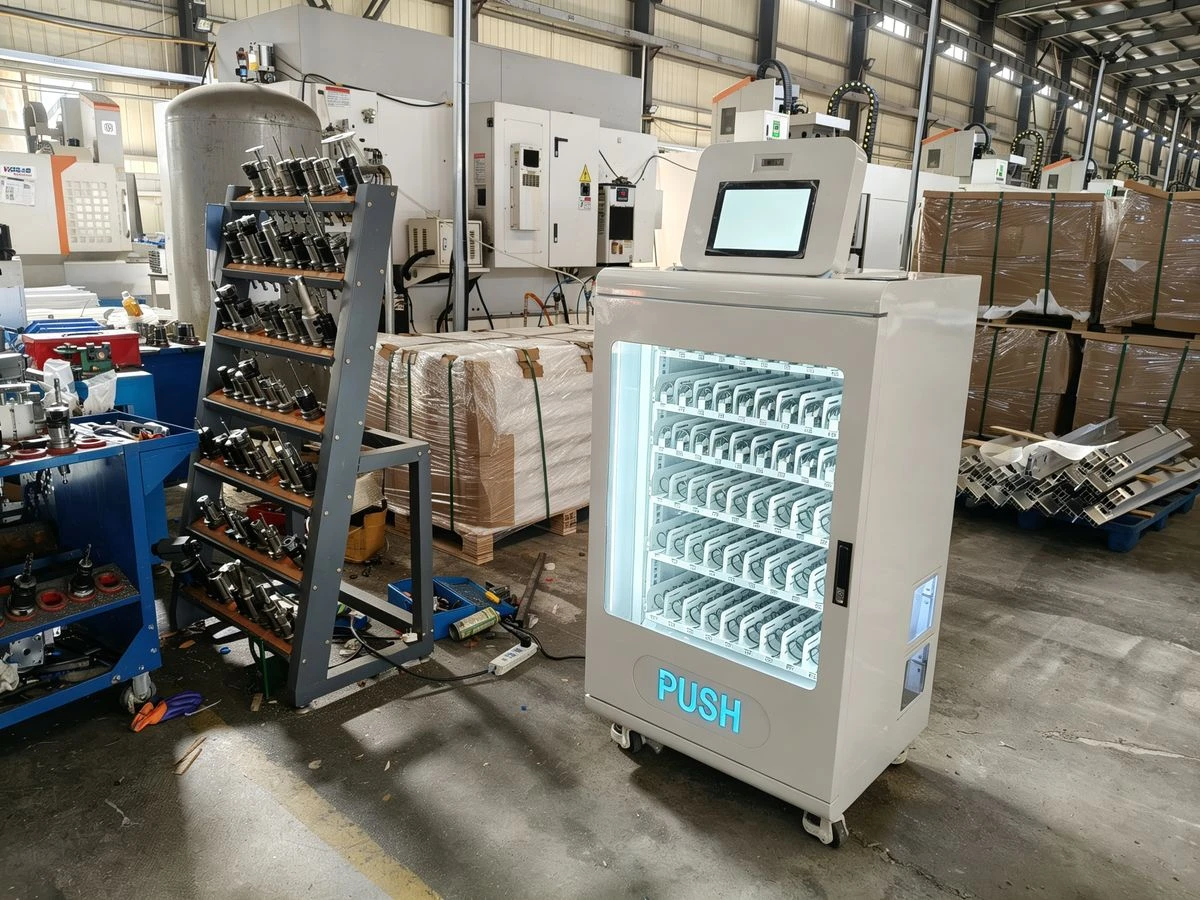 Customer site visit 4 — smart cabinet in use