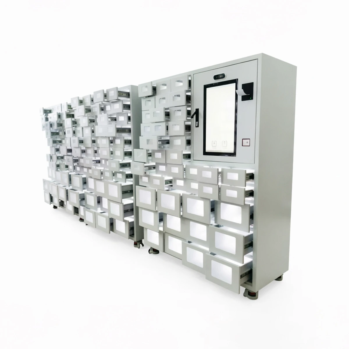 RFID Tool Tracking Cabinet for Gauges, Fixtures and Reusable Assets