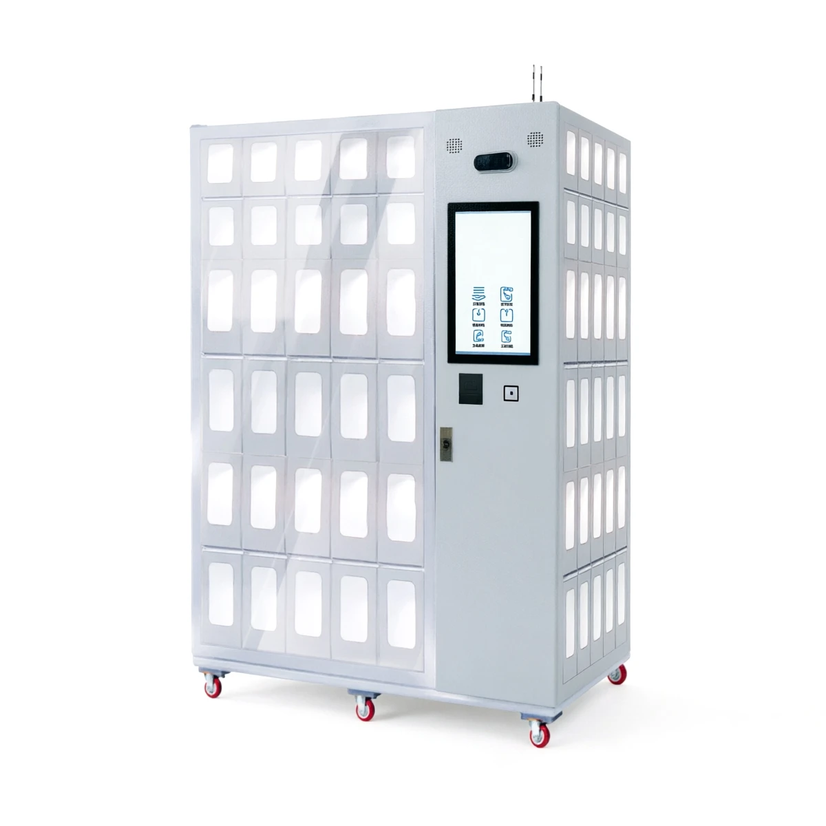 Refrigerated Chemical Storage Cabinet for Lab Reagents and Liquid Bottles